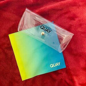 Quay Clear Case & Ombré Cloth Yellow Green